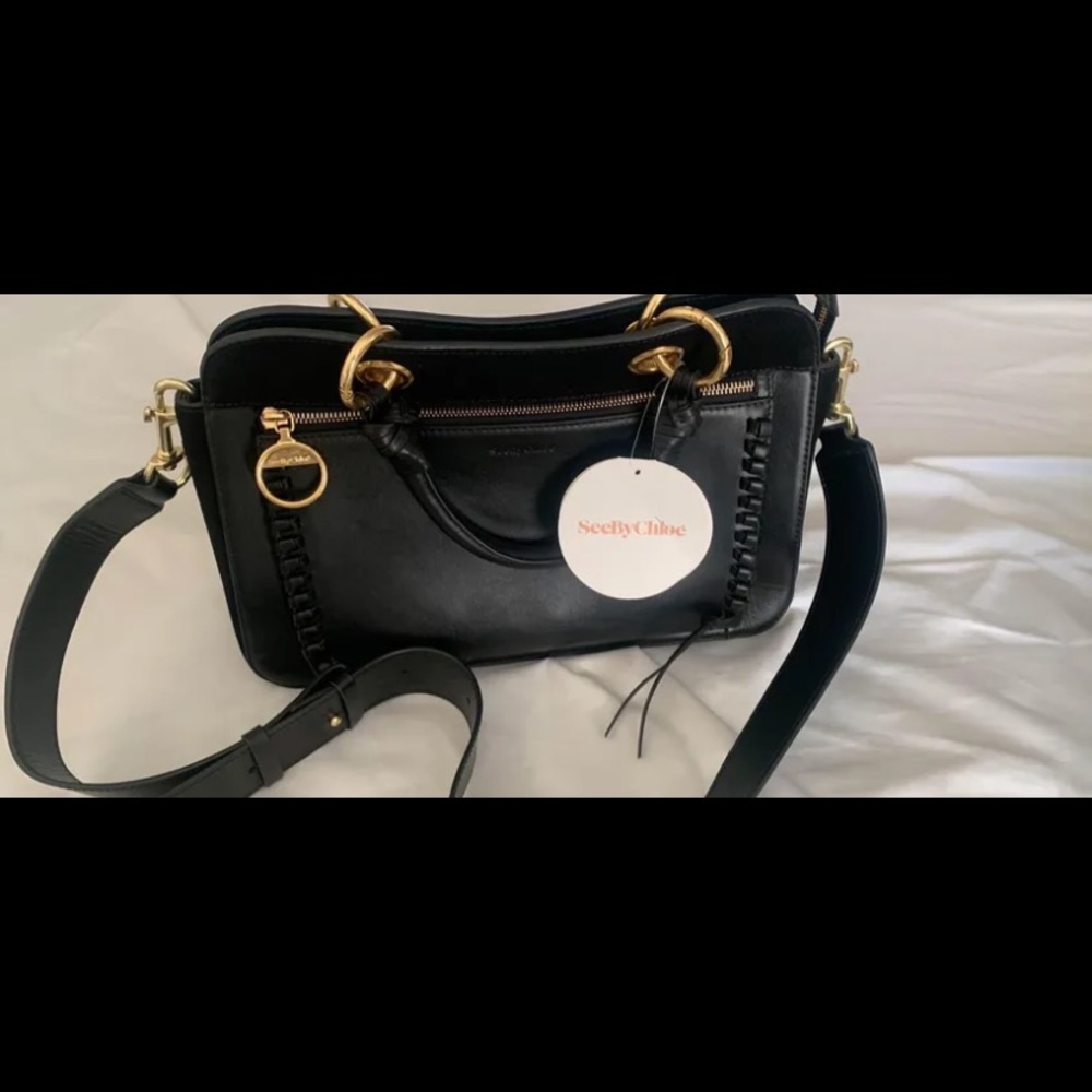 Chole leather shoulder bag